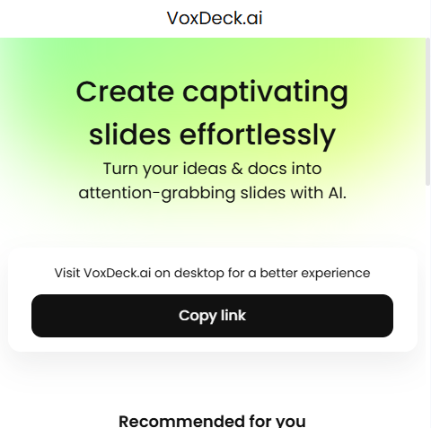 VoxDeck