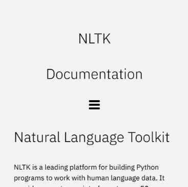 NLTK