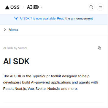 Vercel AI SDK