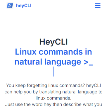 HeyCLI