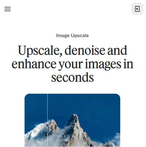 ClipDrop Image Upscaler